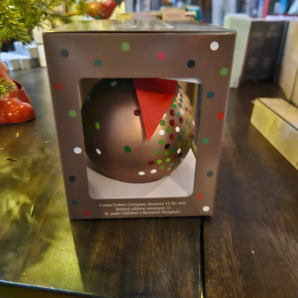 2024 Christmas Ball Ornament - Hope - Dillard's - Coton Colors Edition by Laura